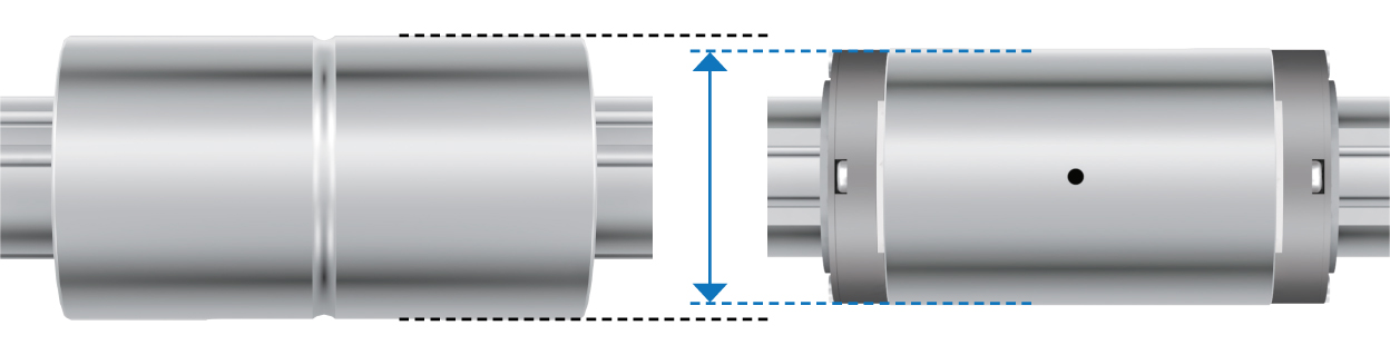 Comparación de la masa total: modelos LTR-A y LTR-V 